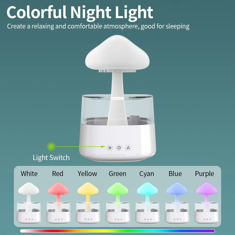 RainCloud Essential Oil Diffuser & Ambient Humidifier