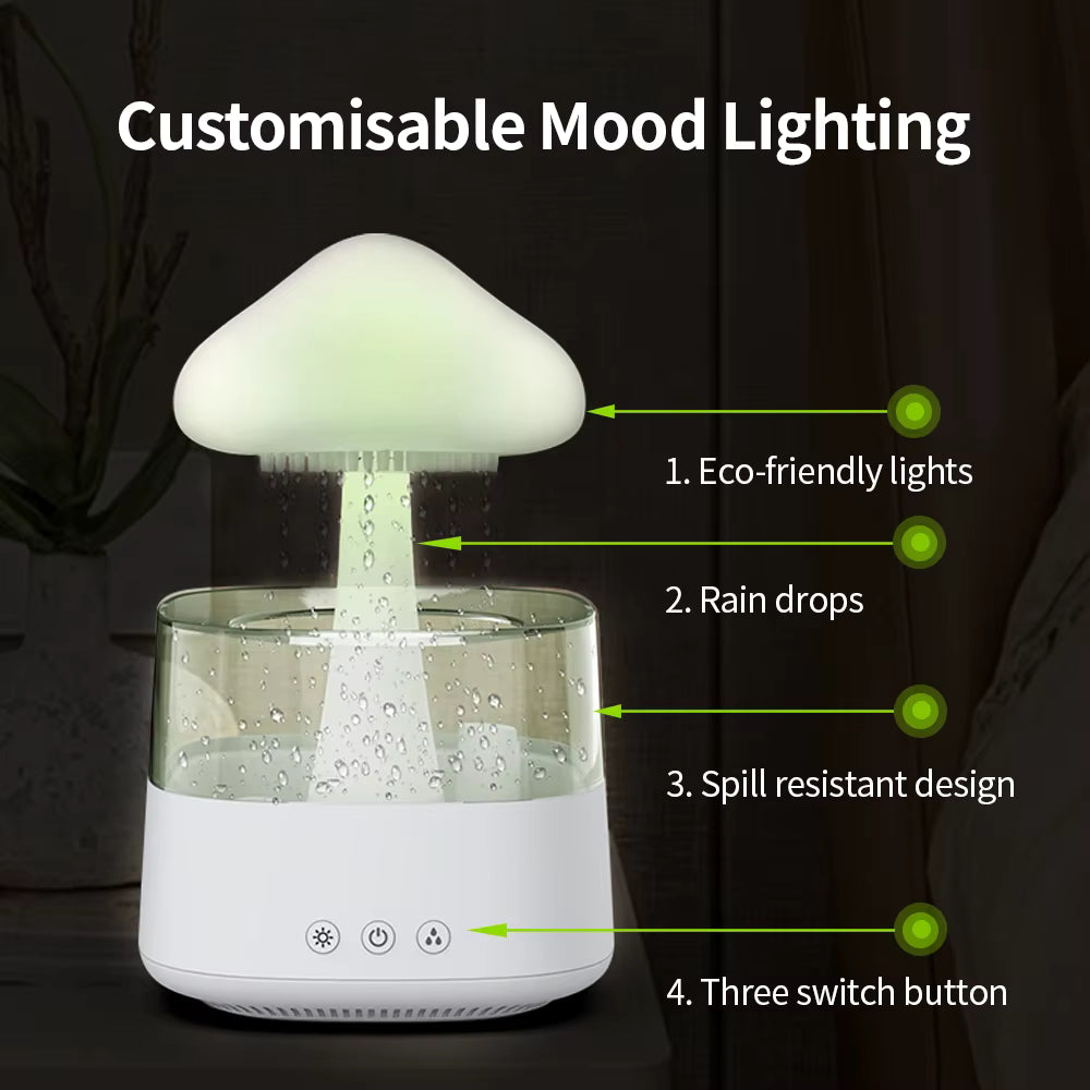 RainCloud Essential Oil Diffuser & Ambient Humidifier