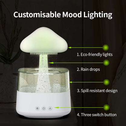 RainCloud Essential Oil Diffuser & Ambient Humidifier